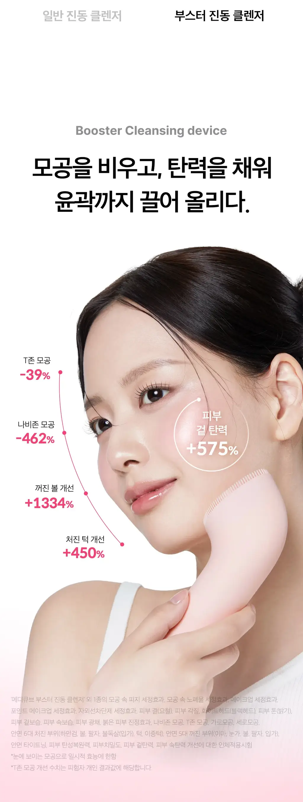 [한교동 에디션] 메디큐브 에이지알 부스터 진동 클렌저 한교동 기획 (+미니플러스, 클렌징 헤드, 폼클렌저, 세안밴드) 상세페이지 46
